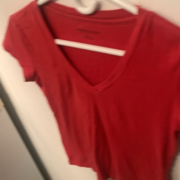Eye Catching Geoffrey Beene Sport Bright Red 100% cotton tshirt SZ Small 😍 - Picture 2 of 5